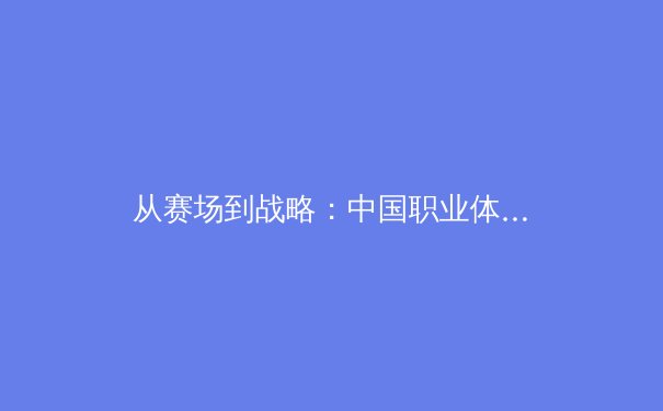 从赛场到战略：中国职业体育联赛的商业化转型与未来挑战